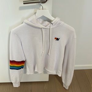 Aviator nation white hoodie